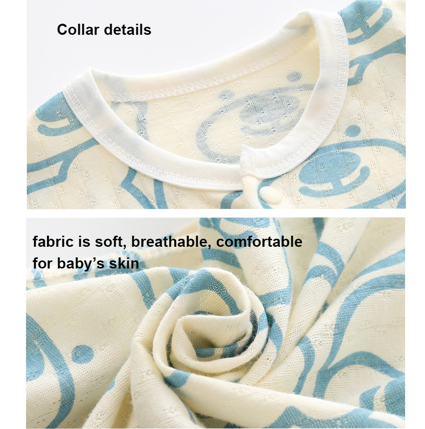 Summer Wholesale Baby Romper 100% Cotton With Printing Custom Unisex Baby Bodysuits