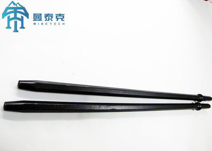 H22*108mm 11 Degree Hexagonal Drill Rod Rock Drilling Tool, 300mm~6400mm Length