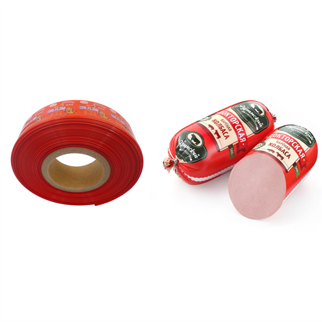 OEM Flexography Printed Plastic Casings Food Grade Odorless Plastic Sausage Casings