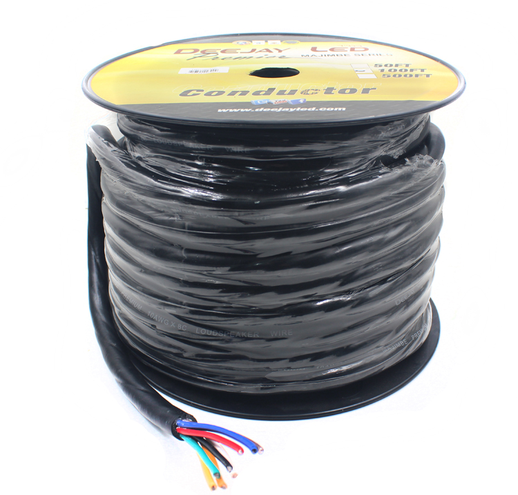 Multi-Cores Copper Conductor Speaker Cable Wire for Clear Sound in Car Audio and Home Theater