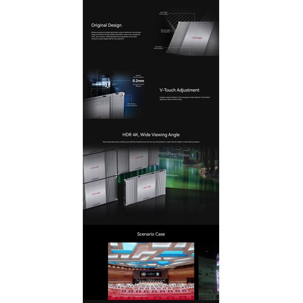 P2.5 Indoor Full Color LED Display , LED Video Wall Screen 2.5mm Pixel Pitch OEM