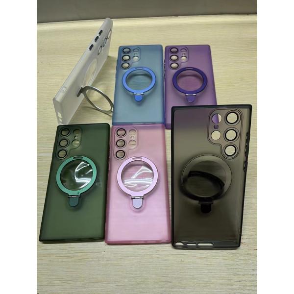 Frosted Clear Luxury Cell Phone Case Anti Fall OEM With A Lens Film