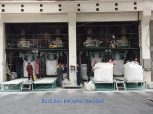 Quality 1 Ton Jumbo Bagging Machine Filling System 6.5KW Sugar Sand Salt Bulk Filler wholesale