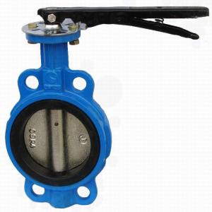 Quality 6 Inch Stainless Steel 304 Body Disc Seat EPDM Wafer Type Butterfly Valves Pneumatic Actuator Butterfly Valve wholesale