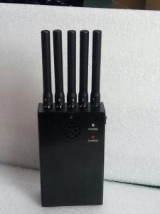 China mobile phone CDMA GSM DCSPHS jammer+gps jammer+  WiFi jammer portatile BCSK-T50A Black gold is optional Mobile phone on sale