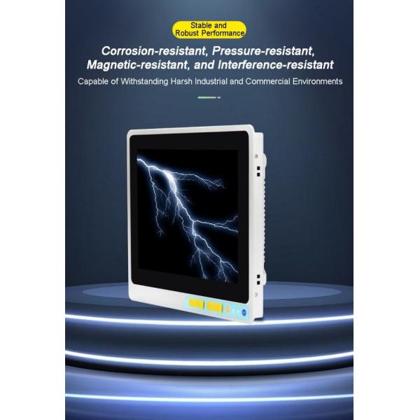 15 inch Industrial Capacitive Touch Embedded Screens with High Brightness Display Wide Temperature Range VGA HD-MI Input Computer Type
