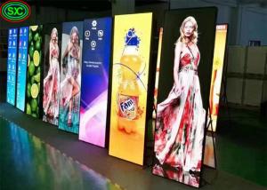 China P2.5 Poster Mirror Indoor Full Color LED Display For Clothing Shop , 192mm X 192mm Module Size on sale