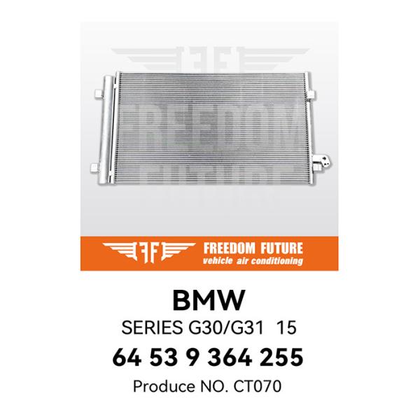 64539364255 Air Conditioner Condenser Evaporator Fit 16-23 BMW(F90 F91 F93 G30) 4.4L