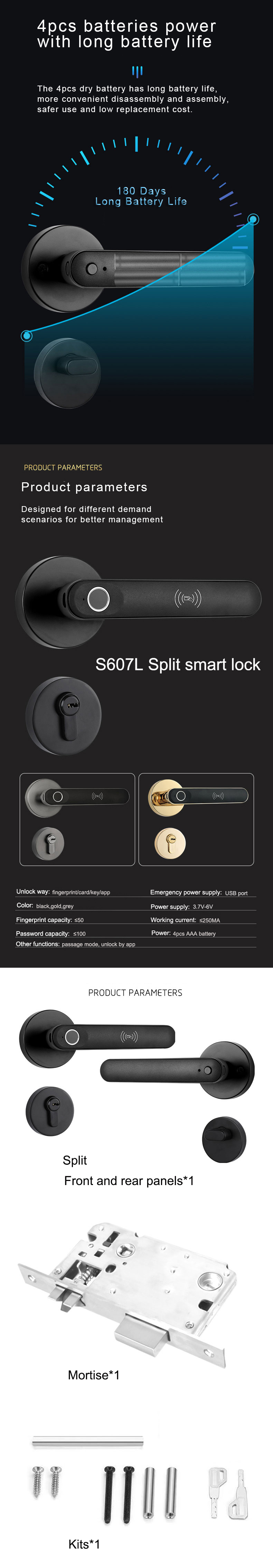 Home App Controlled Door Locks ROHS Electronic Keyless Entry Door Locks