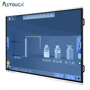 China HDMI Interactive Touch Panel Display 60Hz Silver Display 75 Inch RoHS on sale