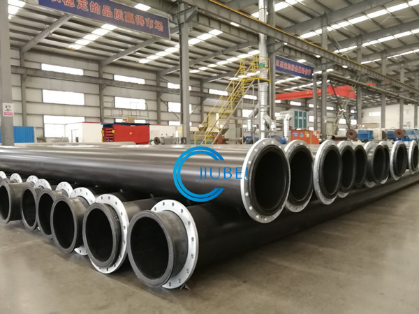 Wear Resistant Steel Flange Uhmwpe Dredging Pipe Flanged Uhmwpe Pipe With Corrosion Resistance