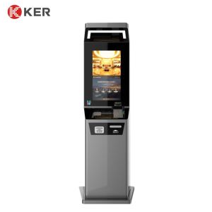 Identity Authentication Touch 19 Inch Hotel Self Check In Machine