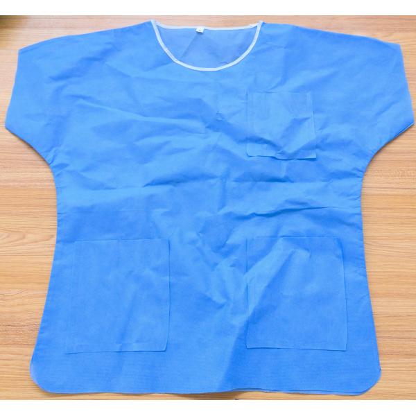 V Collar Round Collar PP SMS Patient Surgical Gown Anti Static Disposable Scrub Sets