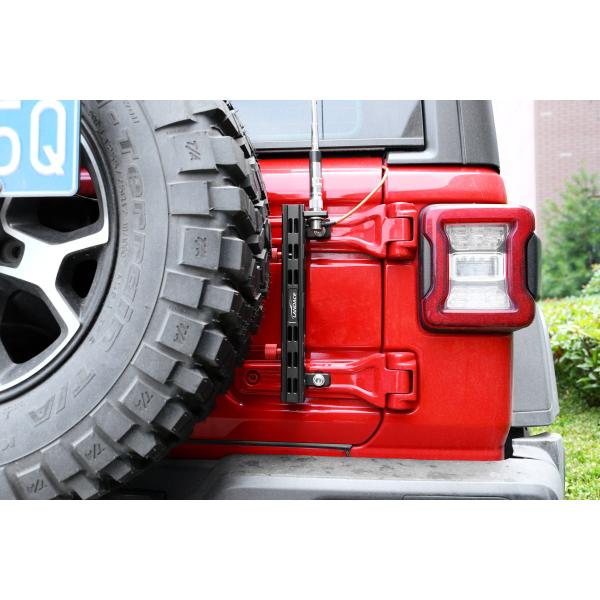 Detachable Hard Anodizing Fishing Rod Holder for JEEP 4x4 Vehicle Exterior Accessories