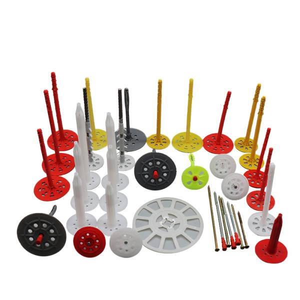 Thermal Foam Insulation Fasteners Hdpe Pe Rigid Insulation Anchors 50mm Diameter