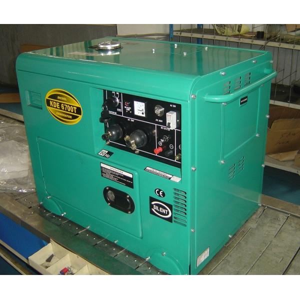 Home Use Soundproof Diesel Generator , Low Noise Diesel Generator 912*532*740mm