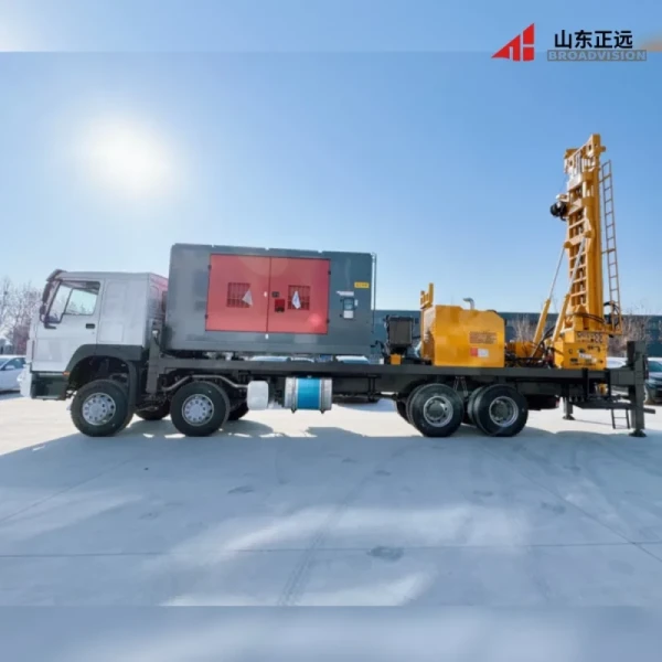 SC600S Truck Mounted Drilling Rig Customised Color Borehole Drilling Machine Truck