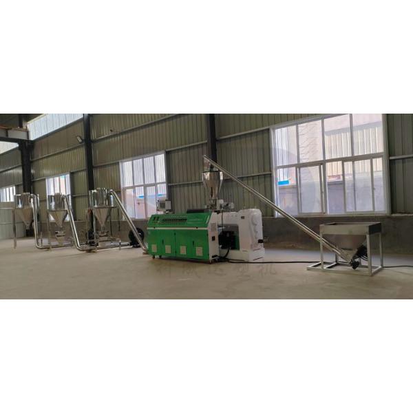 Waste Plastic 240kg/H Wood WPC Profile Extruder Machine PE WPC PP Extruder Machine 0