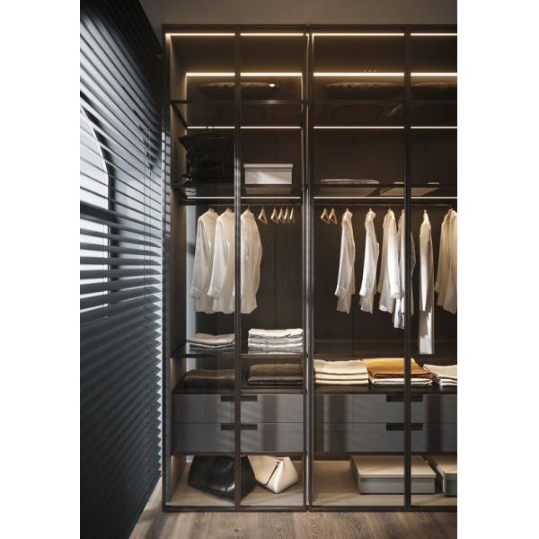 Waterproof Modern Walk In Wardrobe Closet Apartment White Wardrobe With Drawers