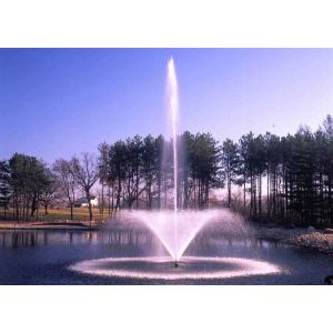 Stainless Steel Water Floating Fountain With Lamp And Pump