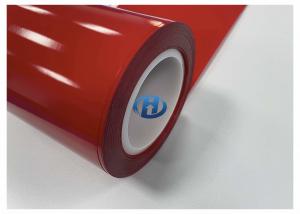 Quality 80 μm Red HDPE Film Single Side Silicone Coating No Solvent, No Slicone Transfer, No Residuals wholesale