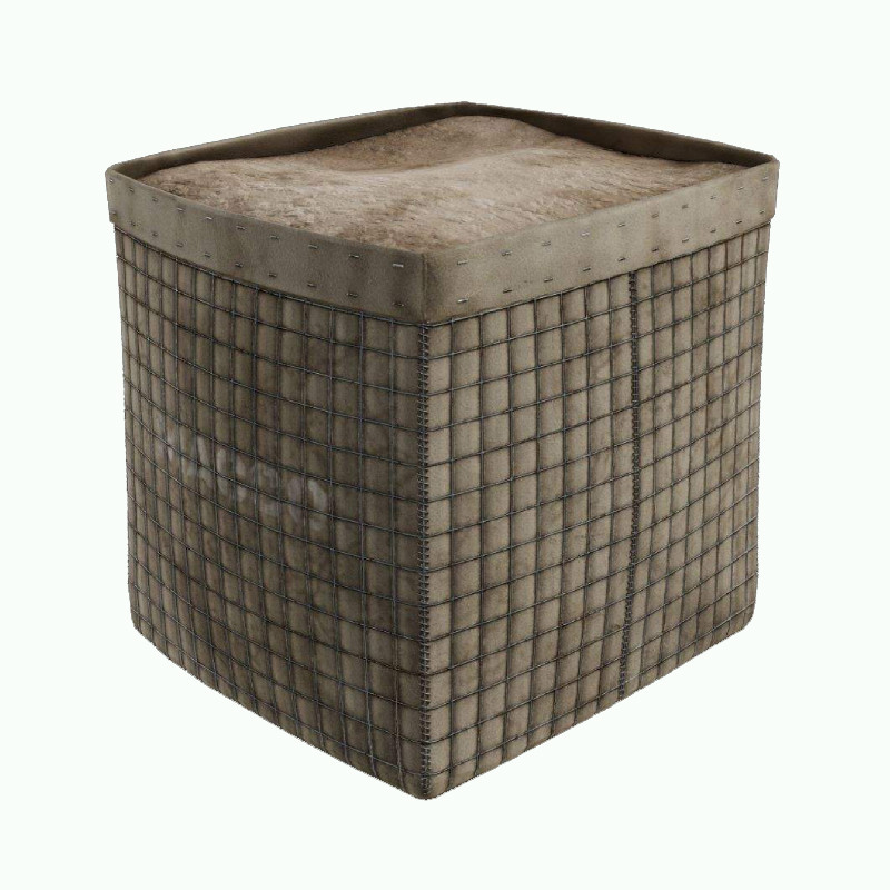 Galvanized Welded Gabion 5mm Defensive Barrier Explosion Proof Wall