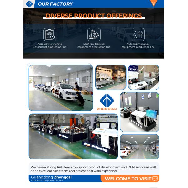 Electric Vehicle Training Platform with Cutaway System and Fault Diagnosis
