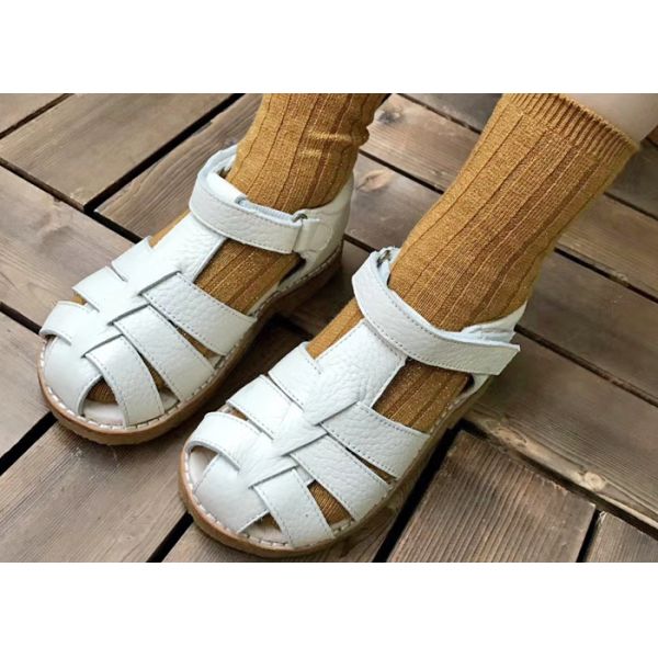 3 Colors Closed Toe EU25 Childrens Summer Shoes Kids Slippers Sandals