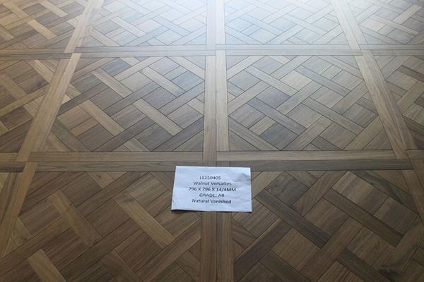 Quality American Walnut Versailles Panels Engineered Wood Flooring