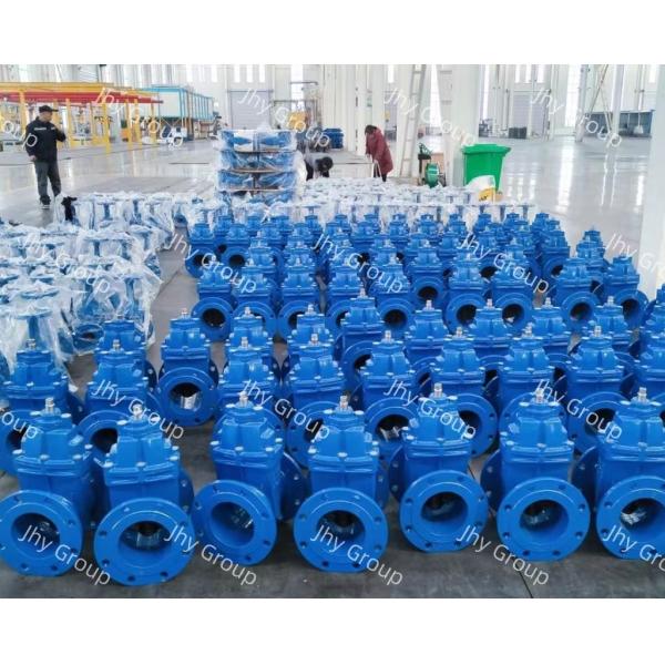 F5 DIN Non Rising Sluice Valve Flange Ends Resilient Seat Rubber Seat Gate Valve