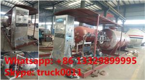 Quality 2021s new design skid lpg plant with automatic lpg dispenser for sale, 5tons skid system lpg with lpg filling machine wholesale