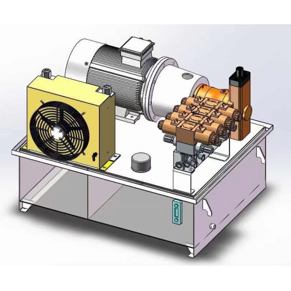 T Structure Custom Hydraulic Station Based On Drawings Samples For Engineering Machinery