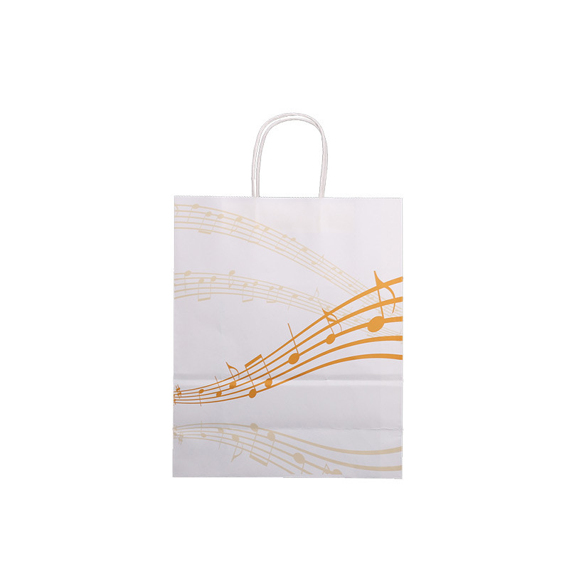 Eco Friendly Biodegradable Kraft Paper Bag With Twisted Handle Sustainable Paper