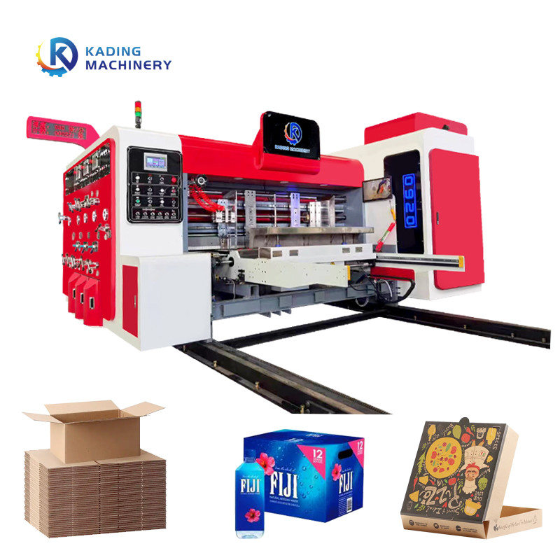 Full Vacuum Suction Corrugated Box Printing Machine Of Servo Motor Feeding