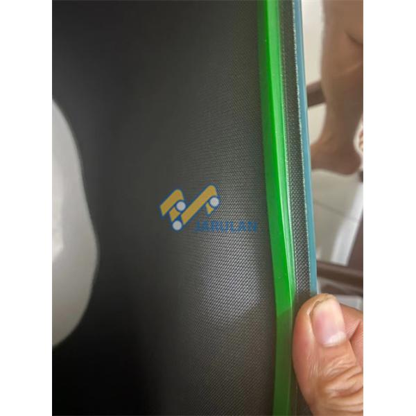 conveyor belt with guides