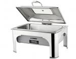 Large Stainless Steel Cookwares , Digital Display Electric Chafing Dish With