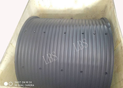 Stainless Steel Split Type Sleeve LBS Grooved Drum Cable Winch Drum OEM ODM Service