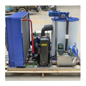 Air Cooling Seawater Flake Ice Machine Easy Control Commercial Flake Ice Maker