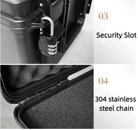 Customizable Lockable IP67 Waterproof Tool Storage Case Heavy Duty Flight Case