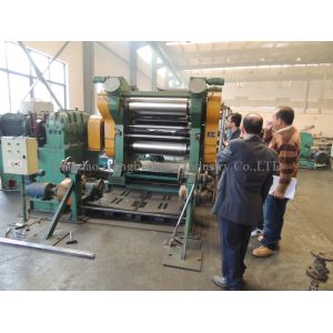 CE ISO 450x1500mm Rubber Calender Machine 3 Roll Calender Machine