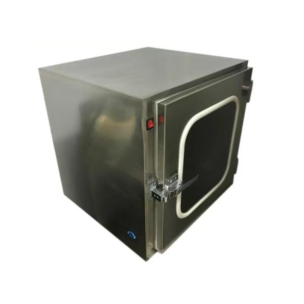 220V 50HZ Cold Rolled Cleanroom Pass Box Stainless Steel Static Pass Box