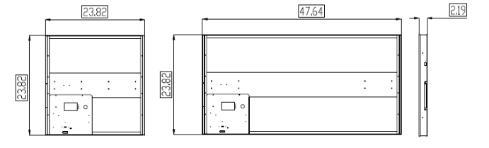 Operating Temp -25C to 45C Industrial Indoor 2x2 2x4 LED Indirect Troffer Light Fixture