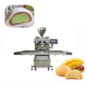 Quality P180 Automatic Double Mochi Ice Cream Filling Machine Aligning Encrusting wholesale