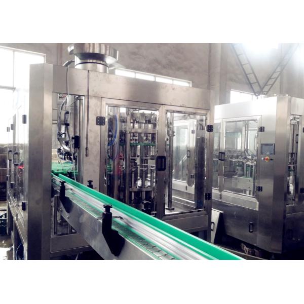 3000kg Glass Bottle Carbonated Drink Filling Machine With Touch Screen Control