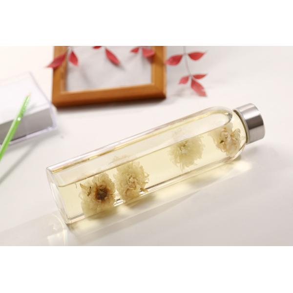 550ml Customized Borosilicate Glass Water Bottle With Neoprene Sleeve