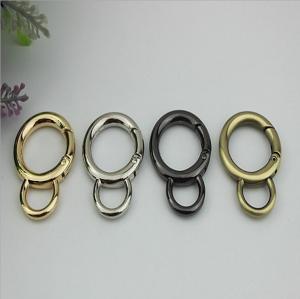 Quality Nickel Plated 20MM Metal Trigger Snap Clip Spring Gate O Ring For Bag Accessories wholesale
