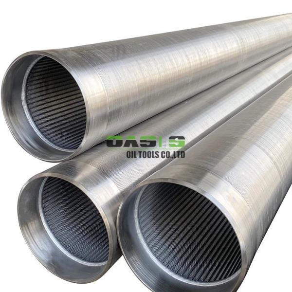 Stainless Steel 316L Wedge Wire Screens Johnson Screens / Water Well Screens for Filtration and Industrial Filtration