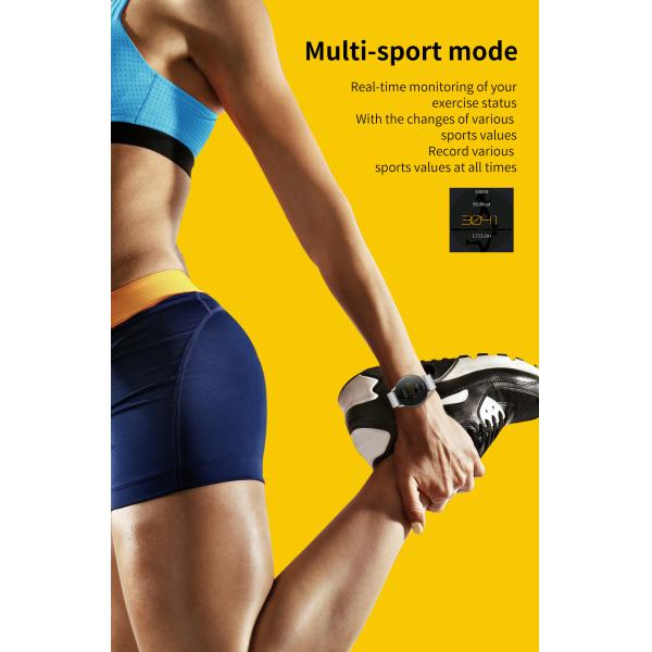 Gold Rose Blood Oxygen Monitoring U18 Smart Watch With Bluetooth Call