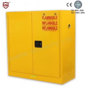 Quality 1.2mm Cold Rolled Steel Hazardous Chemical Storage Cabinet / Industrial Steel Cabinets 30 Gallon wholesale