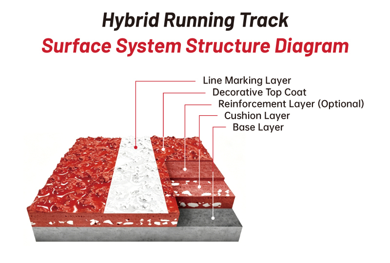 Rubber Running Track Installation Services With Custom Hybrid Surface Materials Project Design Support And Construction Guidance For Schools And